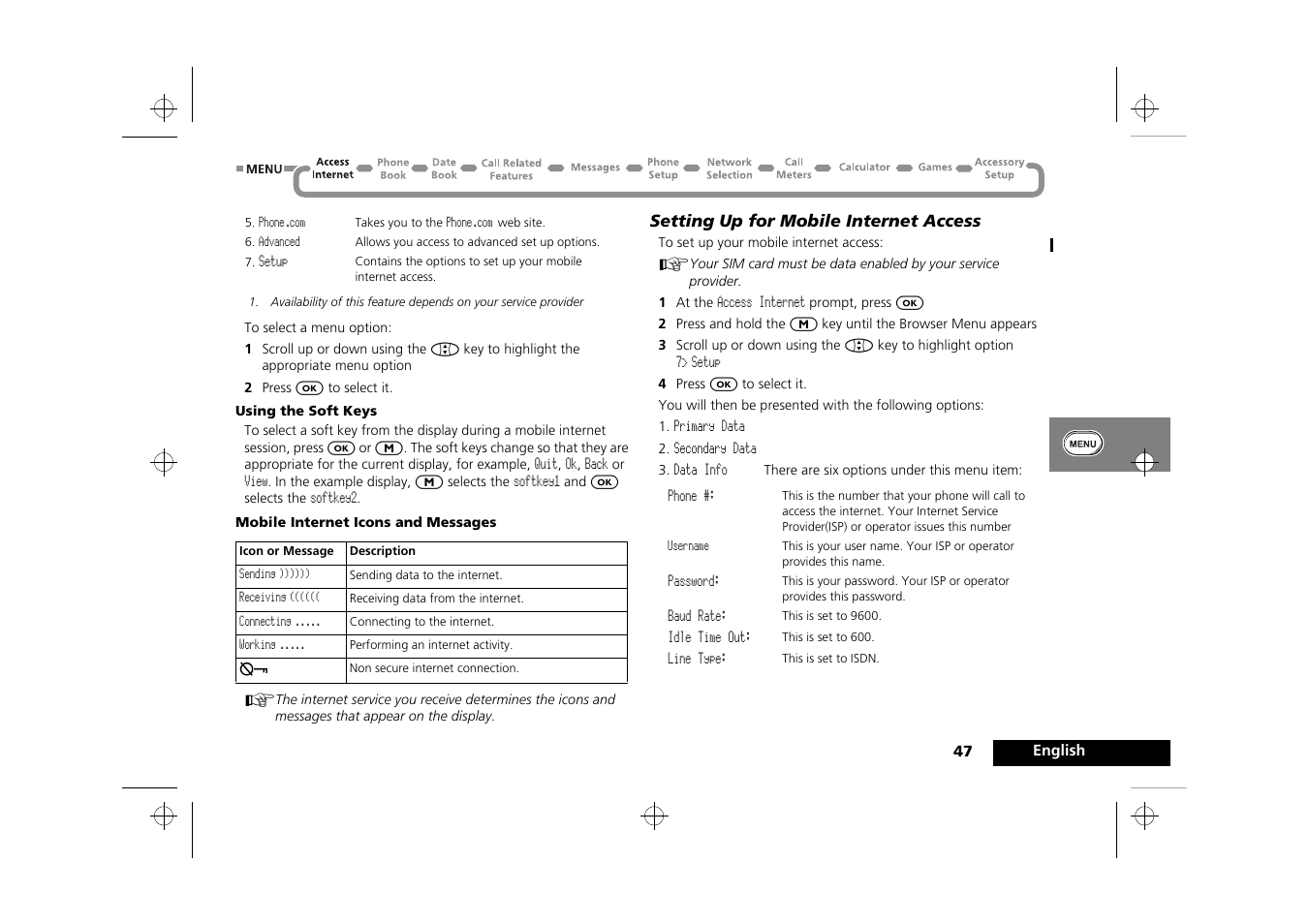 Motorola Timeport 250 User Manual | Page 51 / 128