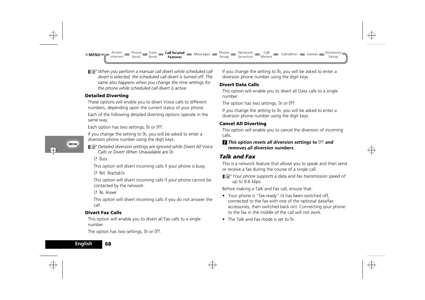 Motorola Timeport 250 User Manual | Page 72 / 128