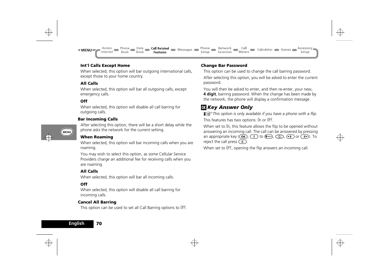 Motorola Timeport 250 User Manual | Page 74 / 128