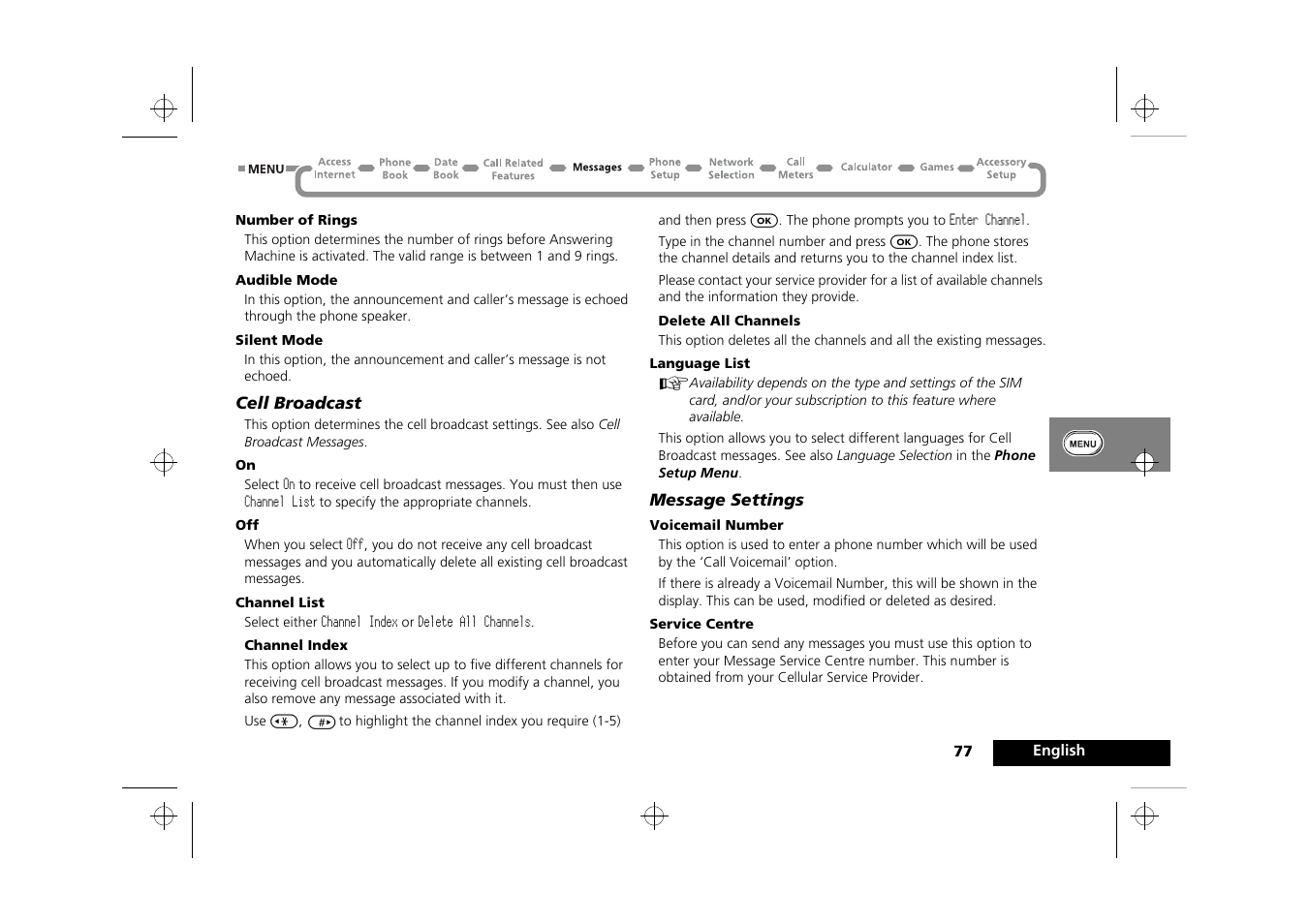 Motorola Timeport 250 User Manual | Page 81 / 128