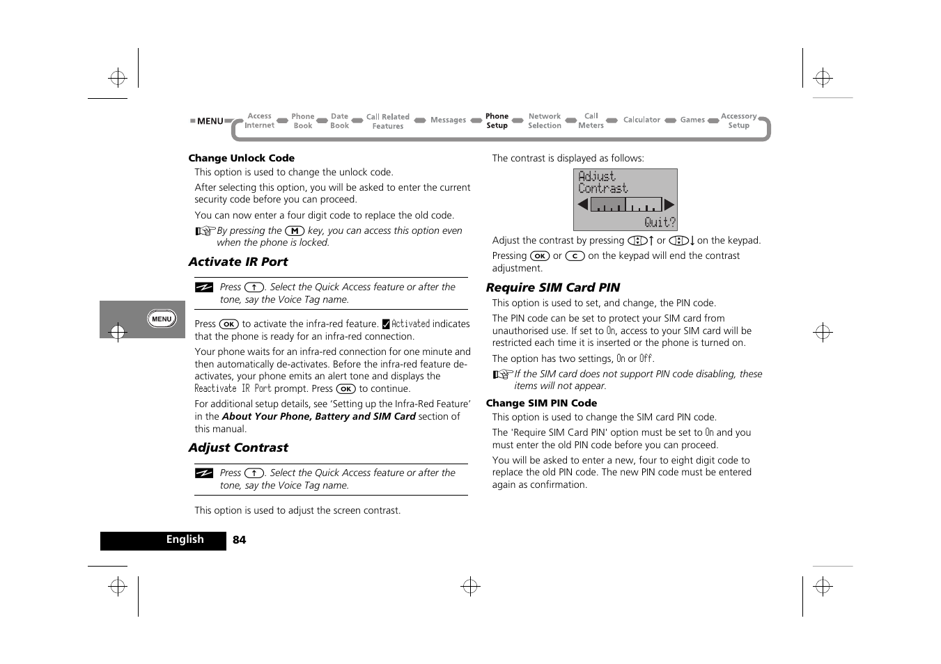 Motorola Timeport 250 User Manual | Page 88 / 128