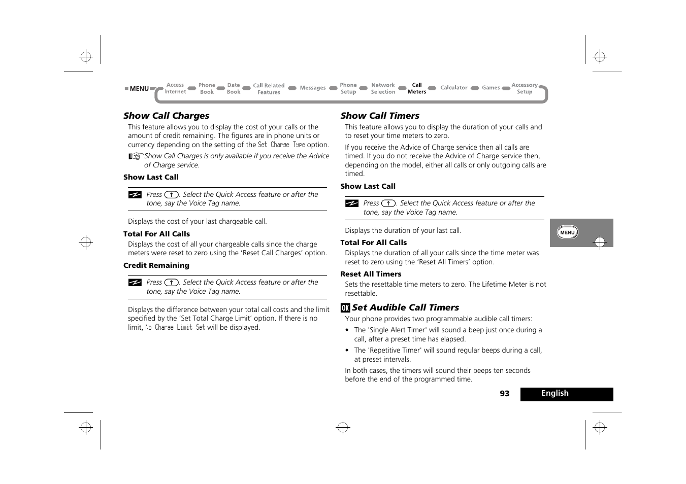 Motorola Timeport 250 User Manual | Page 97 / 128
