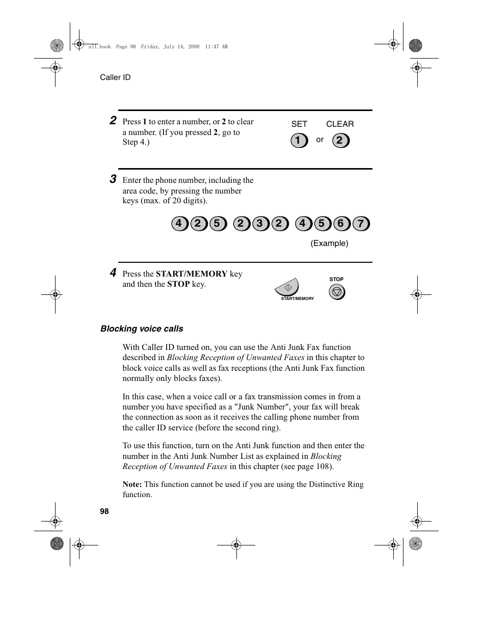 Sharp FO-775L User Manual | Page 100 / 156