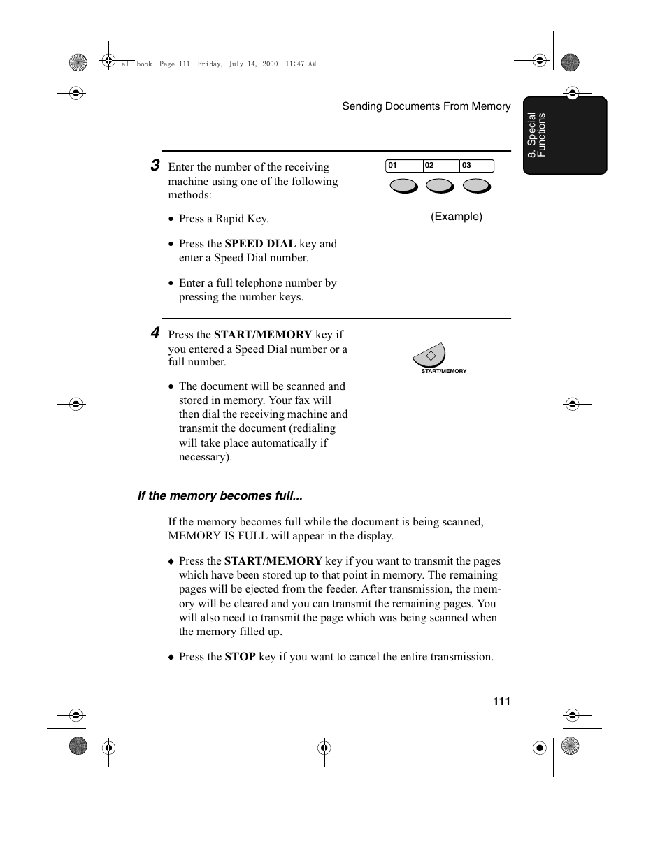 Sharp FO-775L User Manual | Page 113 / 156