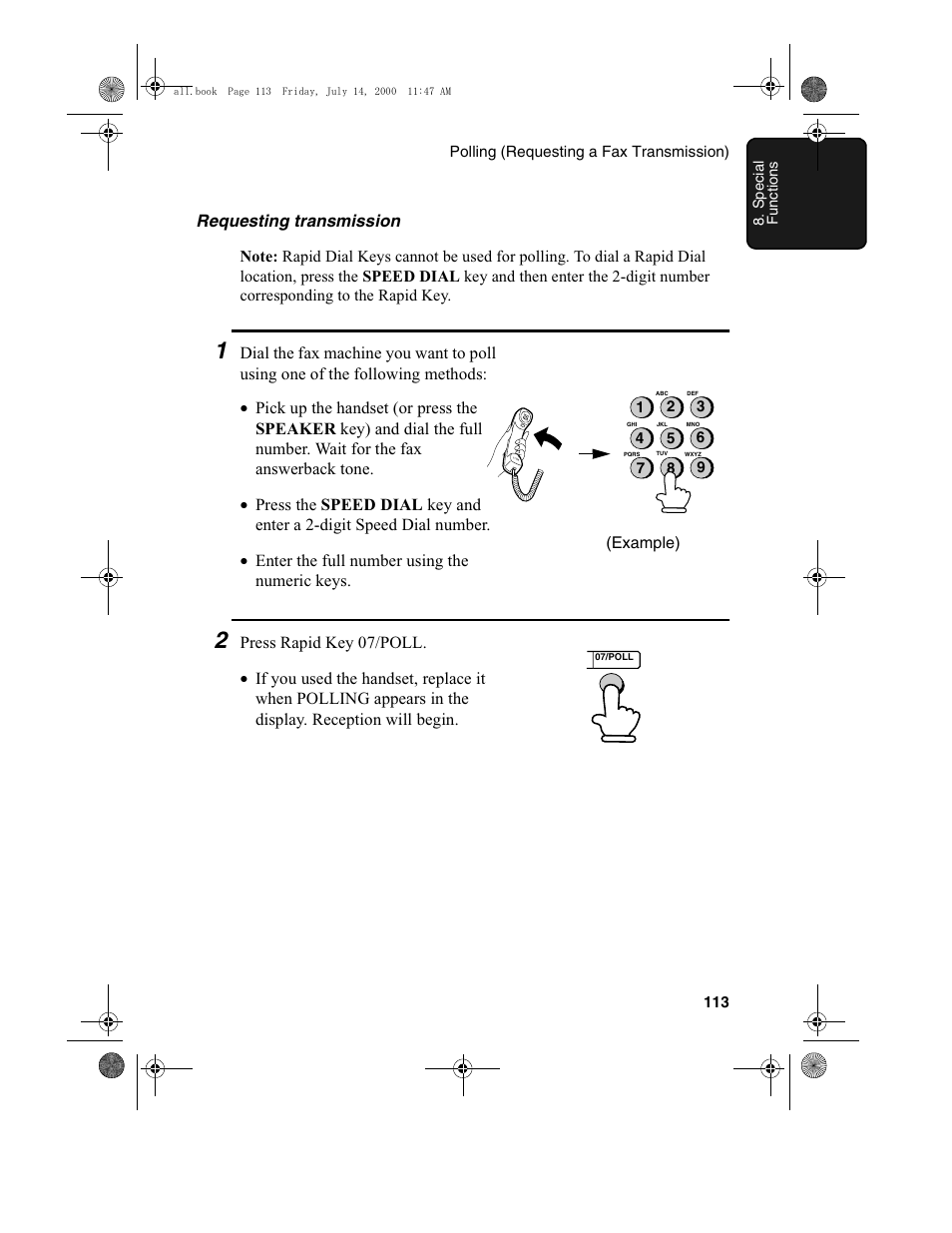 Sharp FO-775L User Manual | Page 115 / 156