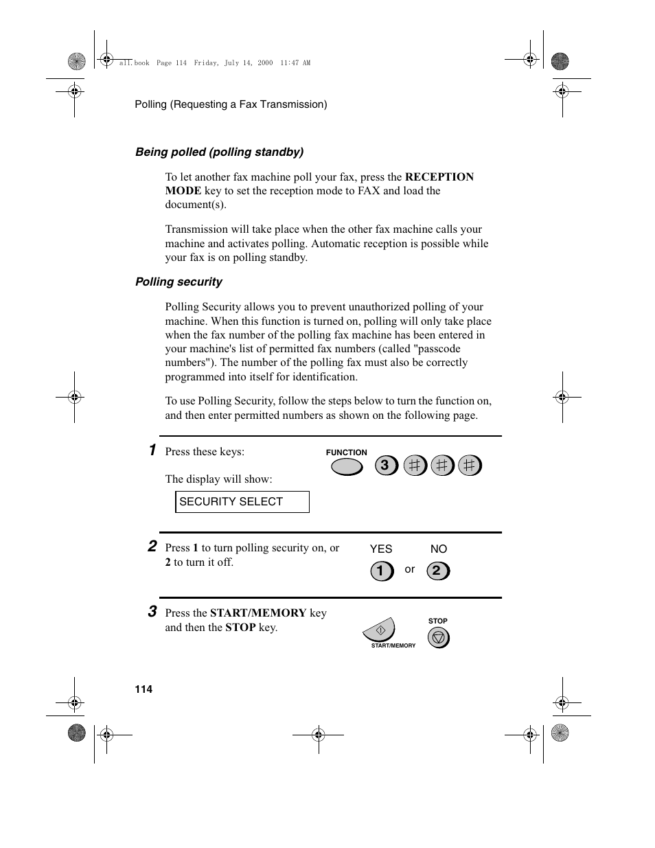 Sharp FO-775L User Manual | Page 116 / 156