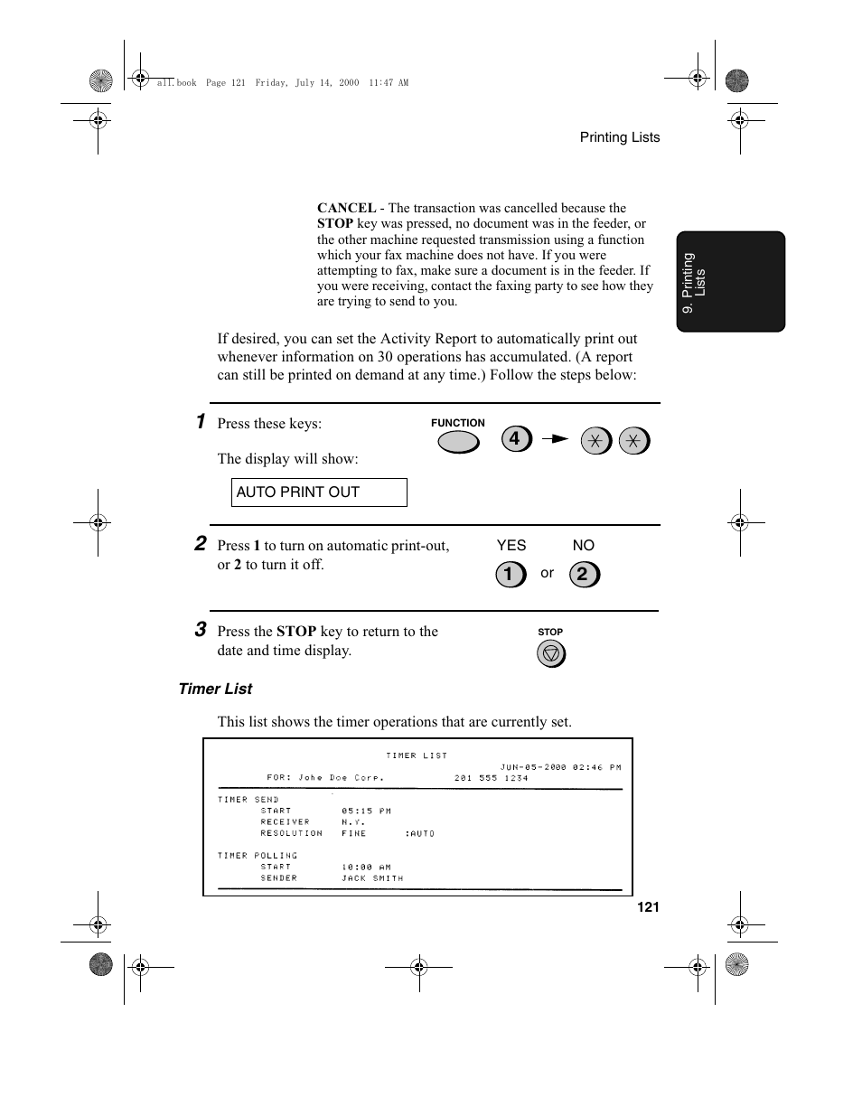 Sharp FO-775L User Manual | Page 123 / 156