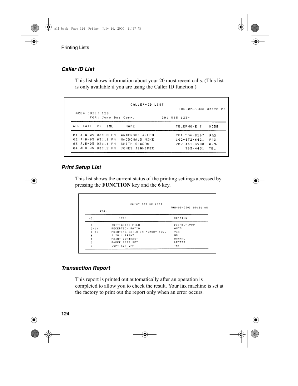 Sharp FO-775L User Manual | Page 126 / 156