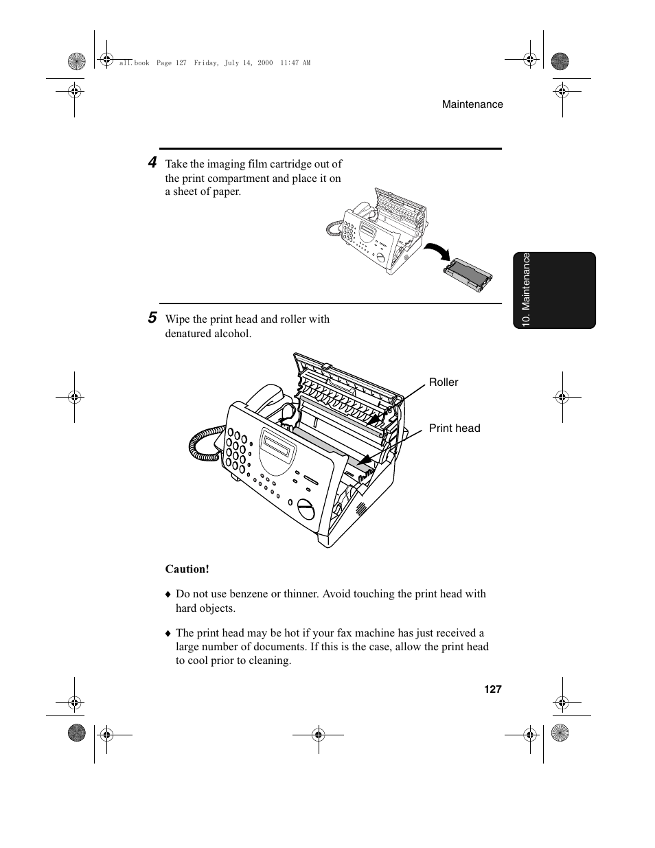 Sharp FO-775L User Manual | Page 129 / 156