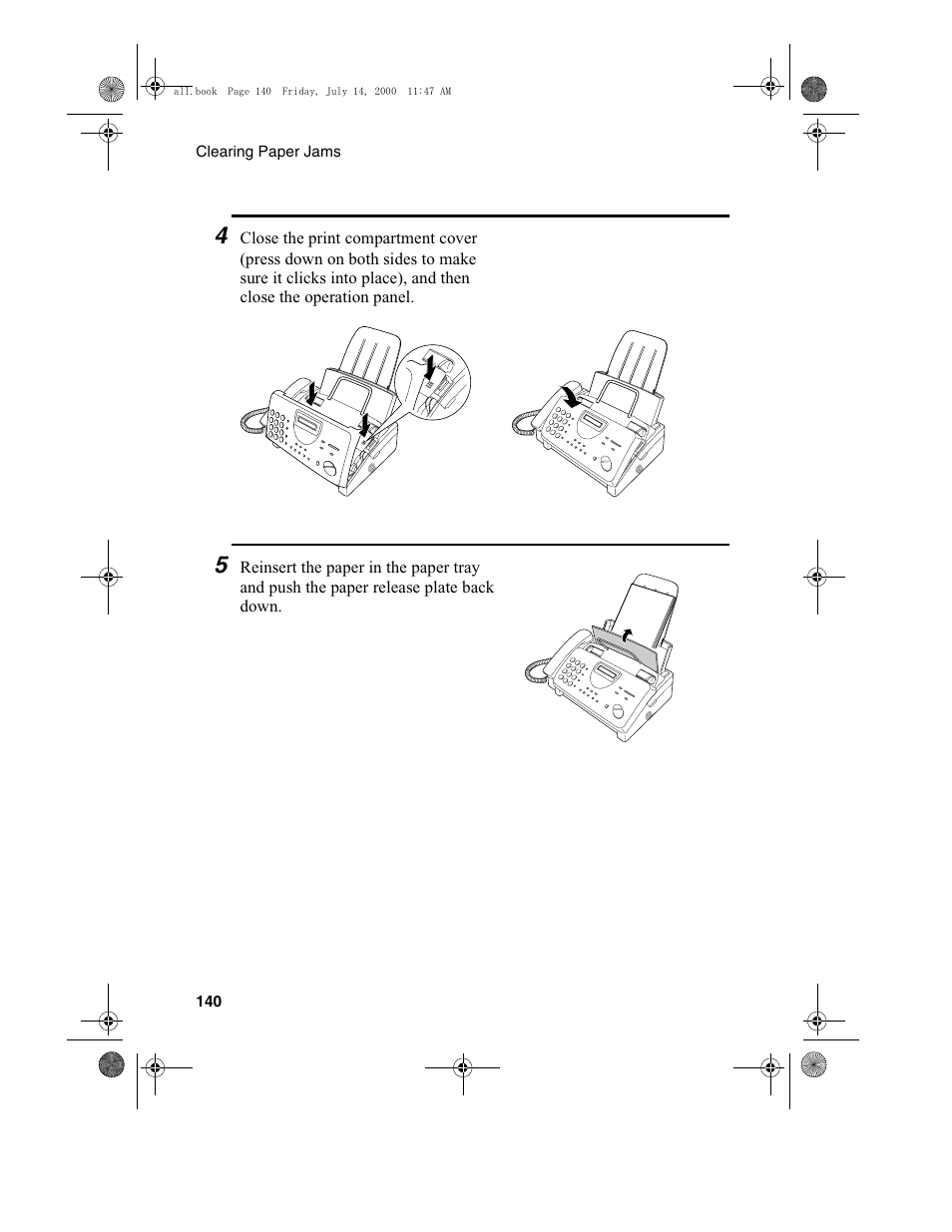 Sharp FO-775L User Manual | Page 142 / 156