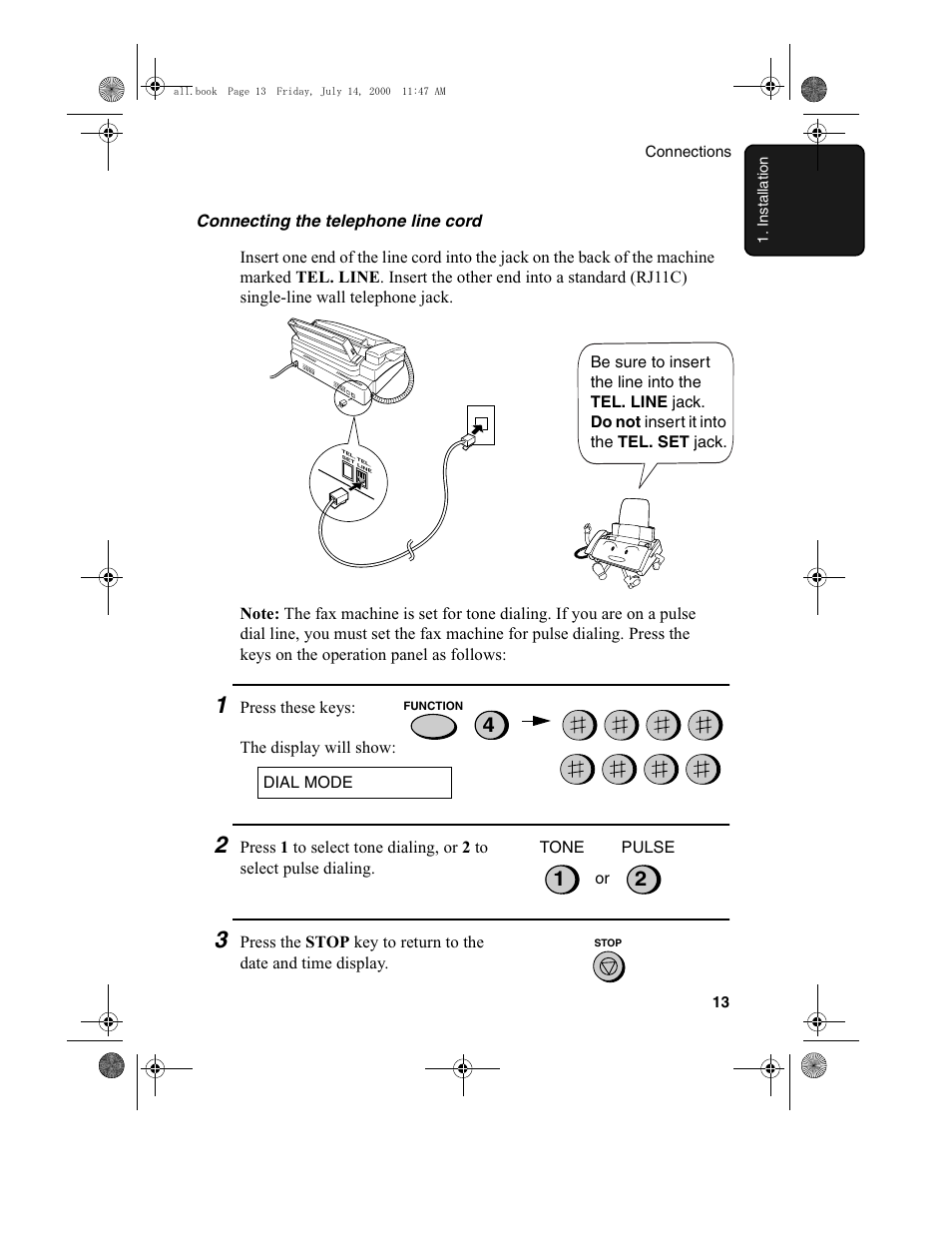 Sharp FO-775L User Manual | Page 15 / 156