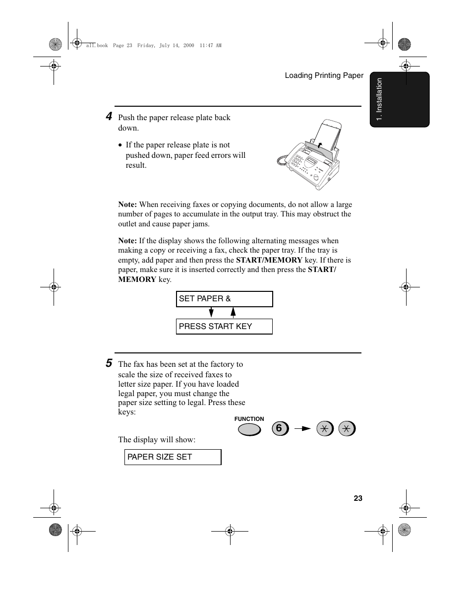 Sharp FO-775L User Manual | Page 25 / 156