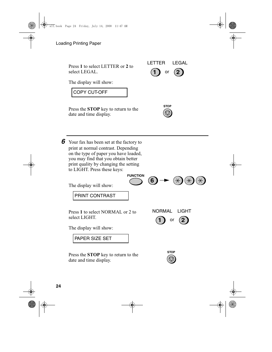 Sharp FO-775L User Manual | Page 26 / 156