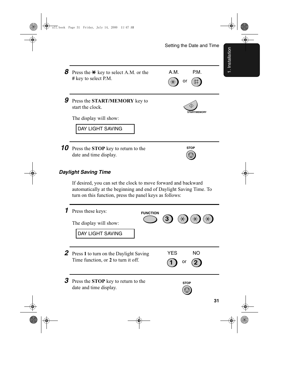 Sharp FO-775L User Manual | Page 33 / 156