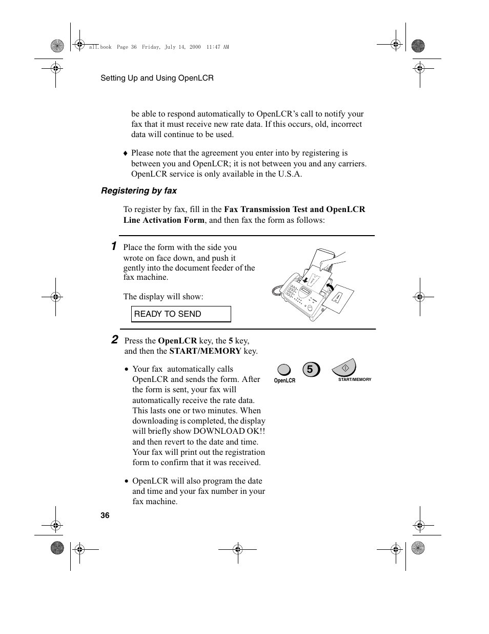 Sharp FO-775L User Manual | Page 38 / 156