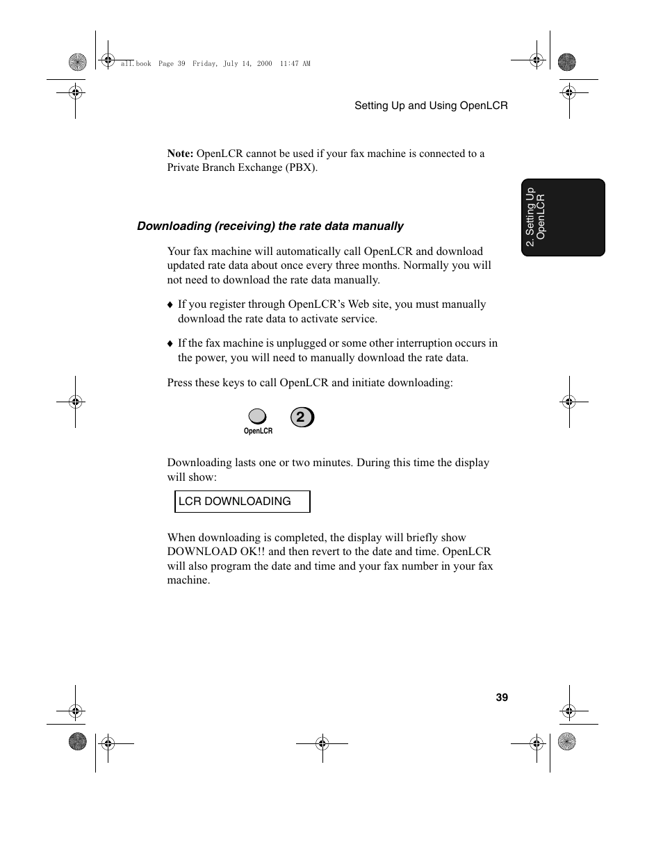 Sharp FO-775L User Manual | Page 41 / 156