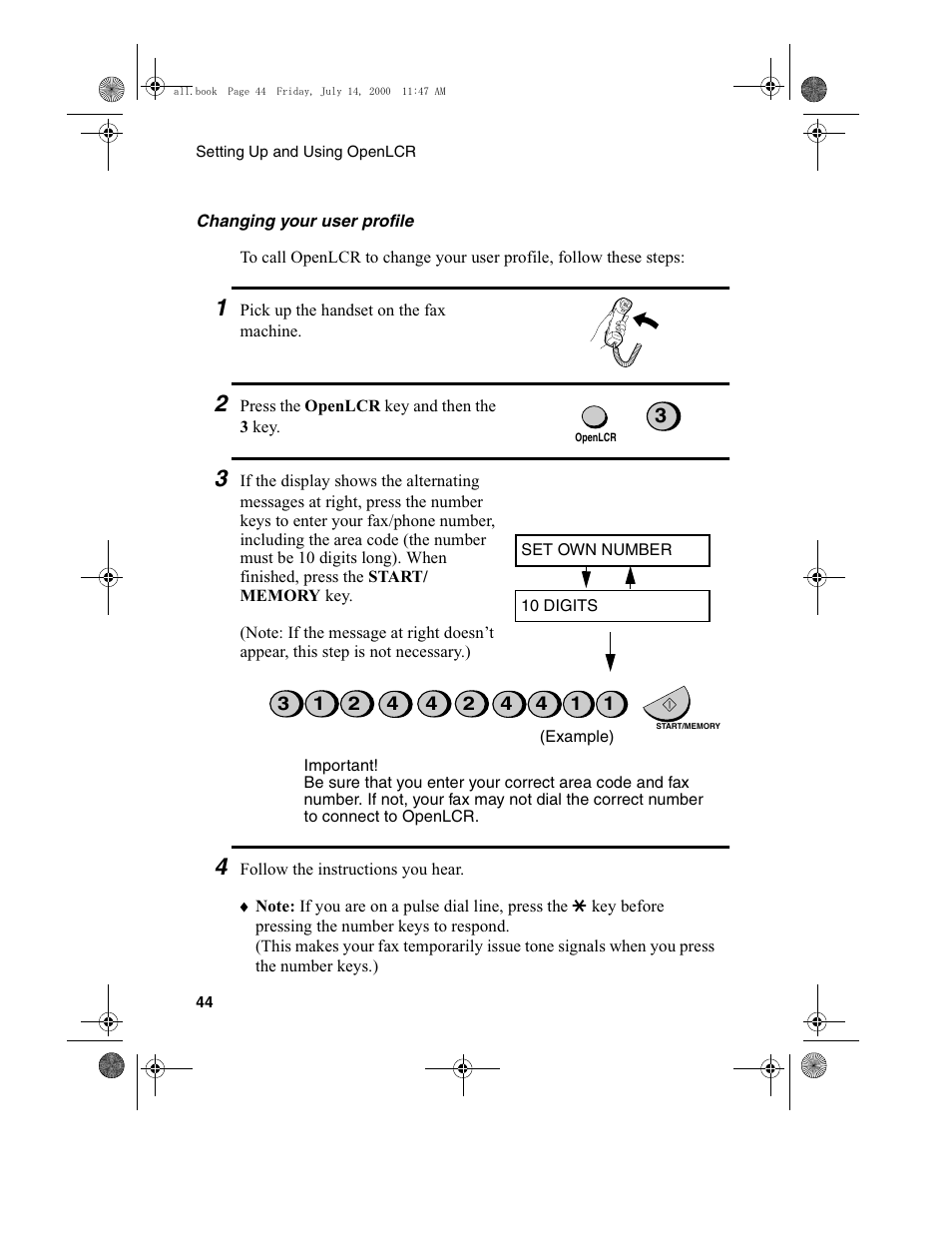 Sharp FO-775L User Manual | Page 46 / 156