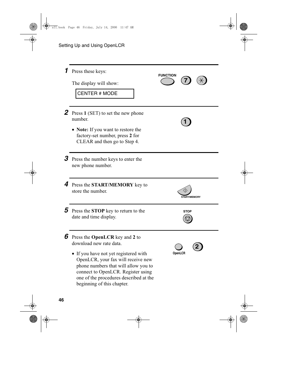 Sharp FO-775L User Manual | Page 48 / 156