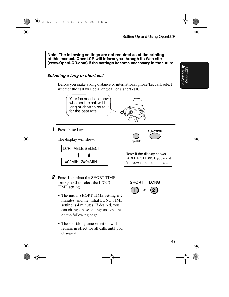 Sharp FO-775L User Manual | Page 49 / 156