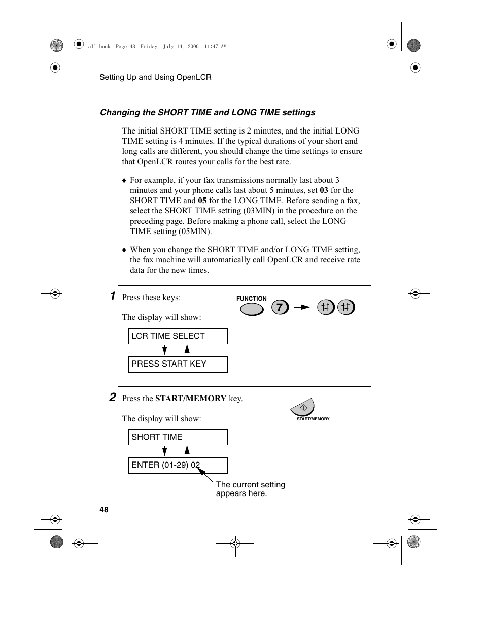 Sharp FO-775L User Manual | Page 50 / 156