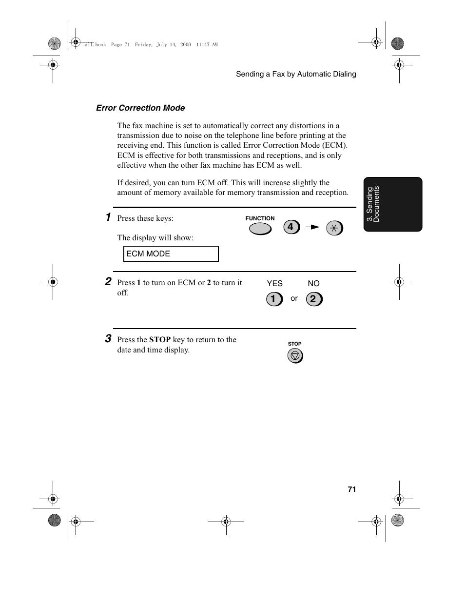 Sharp FO-775L User Manual | Page 73 / 156