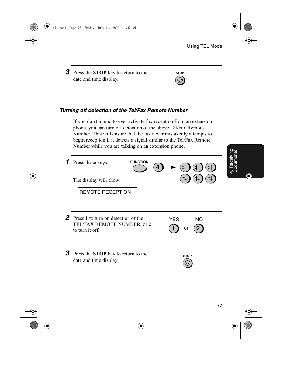 Sharp FO-775L User Manual | Page 79 / 156