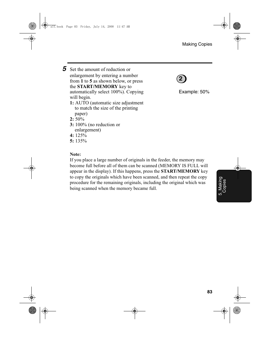 Sharp FO-775L User Manual | Page 85 / 156