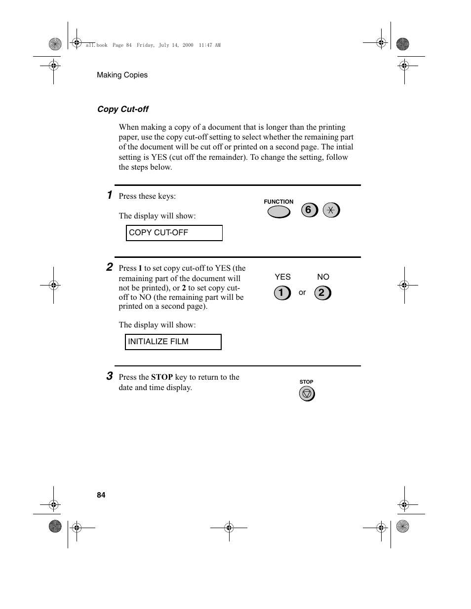 Sharp FO-775L User Manual | Page 86 / 156