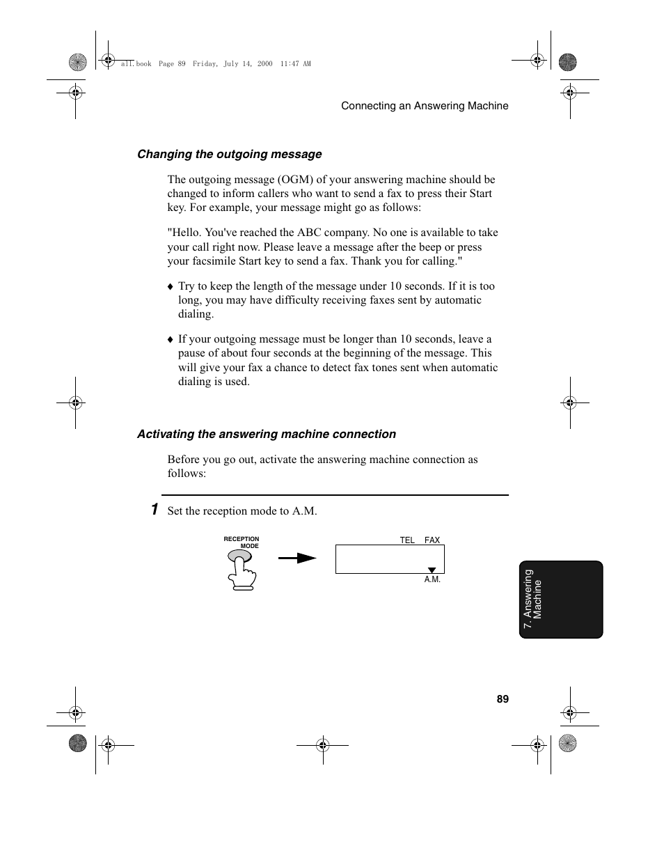 Sharp FO-775L User Manual | Page 91 / 156