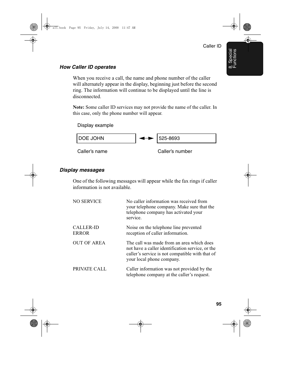 Sharp FO-775L User Manual | Page 97 / 156