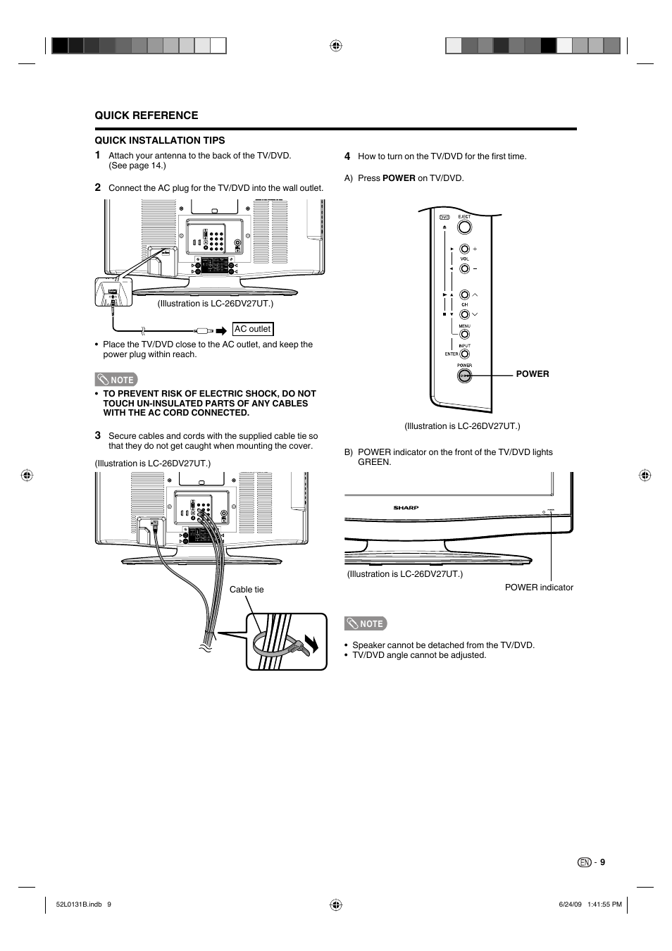 Sharp LC 26DV27UT User Manual | Page 11 / 40