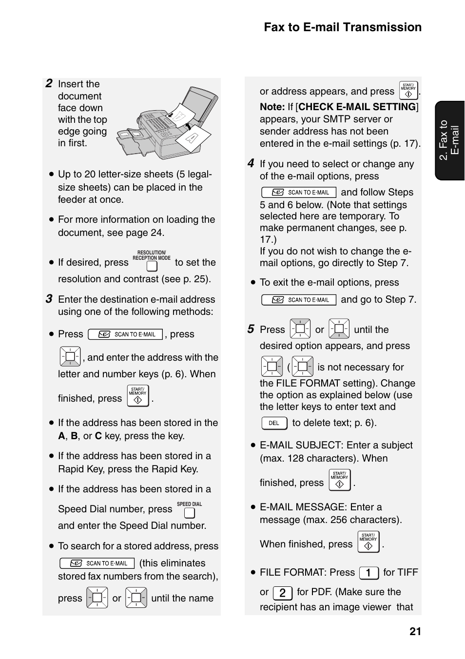 Sharp UX-B800SE User Manual | Page 23 / 76