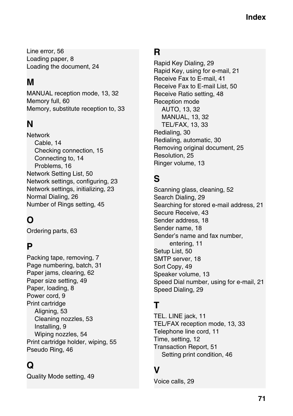 Sharp UX-B800SE User Manual | Page 73 / 76