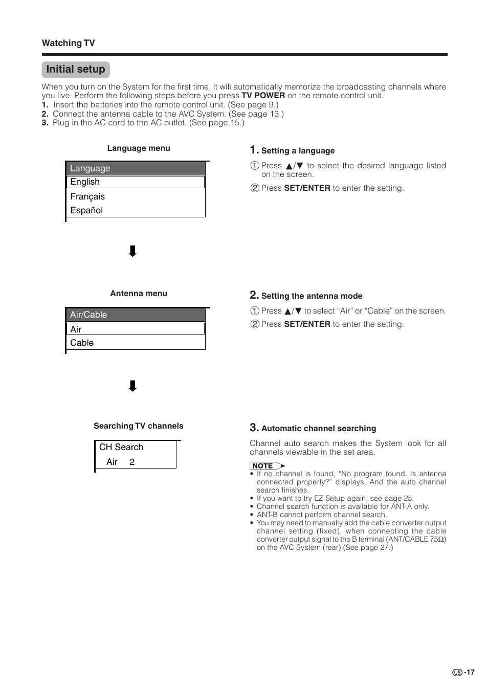 Sharp Aquos LC 30HV2U User Manual | Page 18 / 81