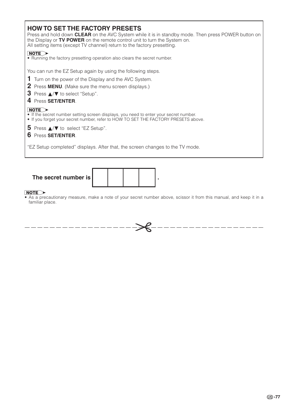 Sharp Aquos LC 30HV2U User Manual | Page 78 / 81