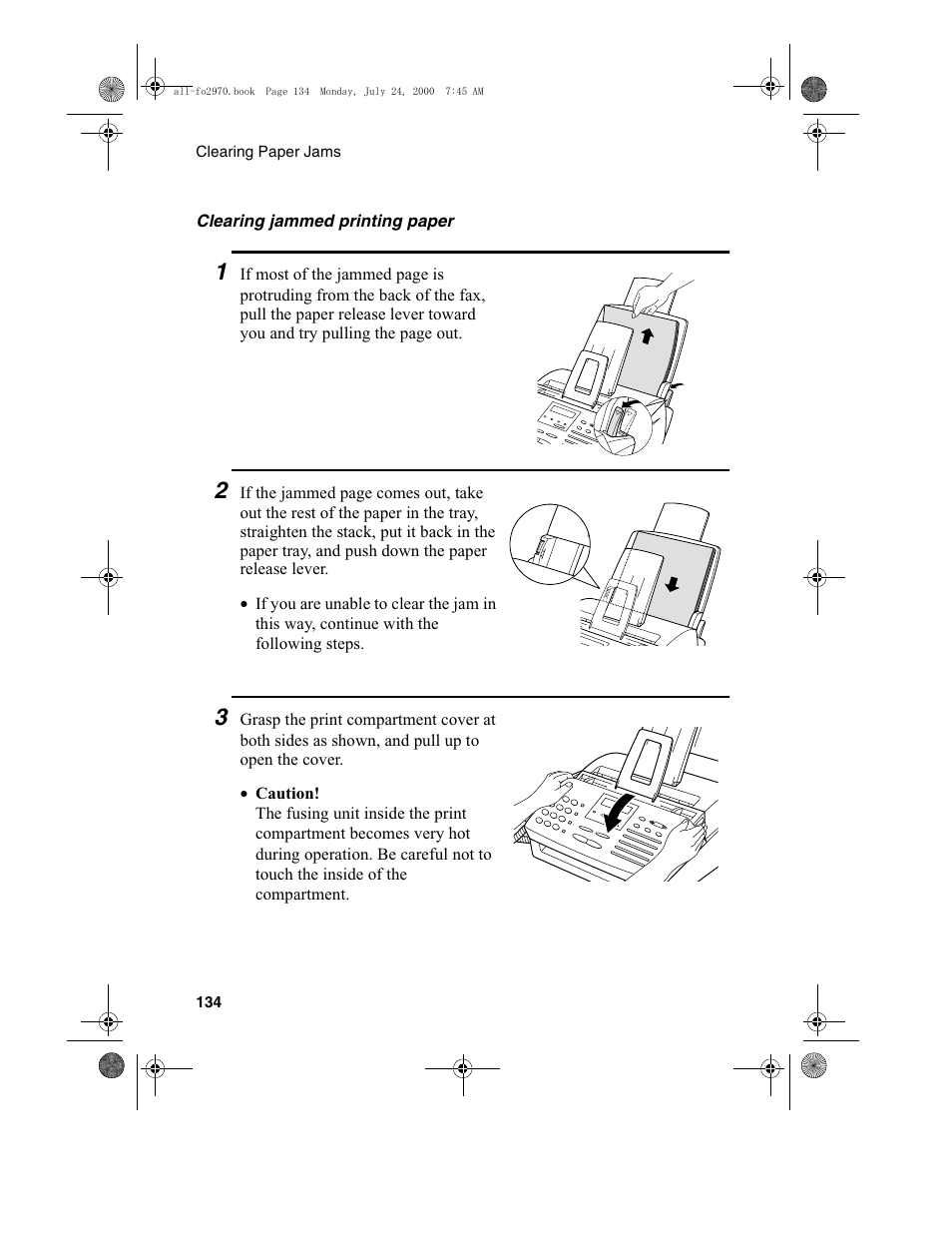 Sharp FO-2970M User Manual | Page 136 / 152