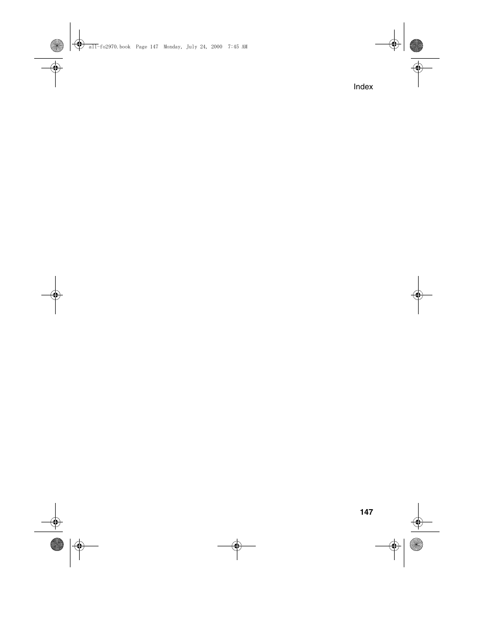 Sharp FO-2970M User Manual | Page 149 / 152