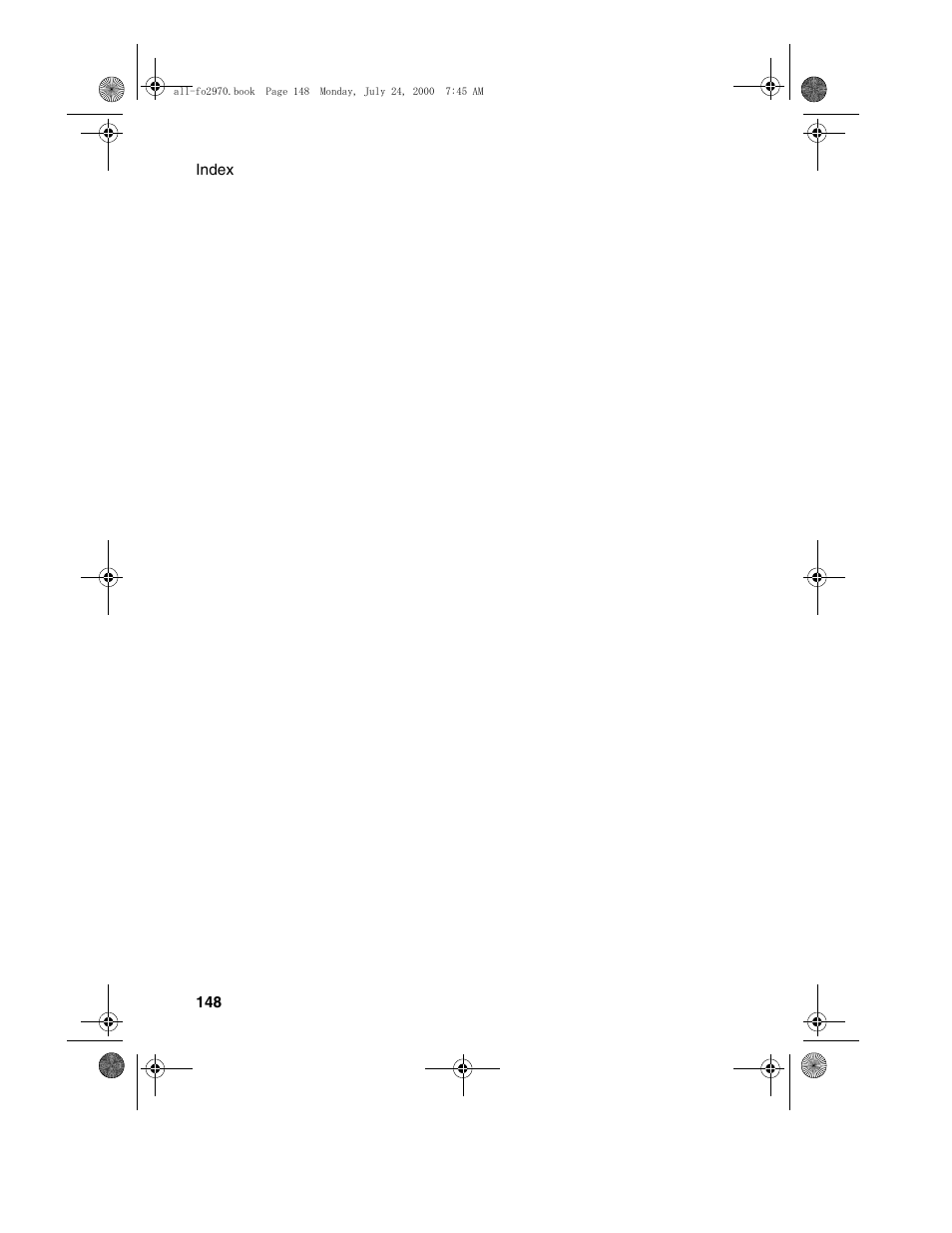 Sharp FO-2970M User Manual | Page 150 / 152