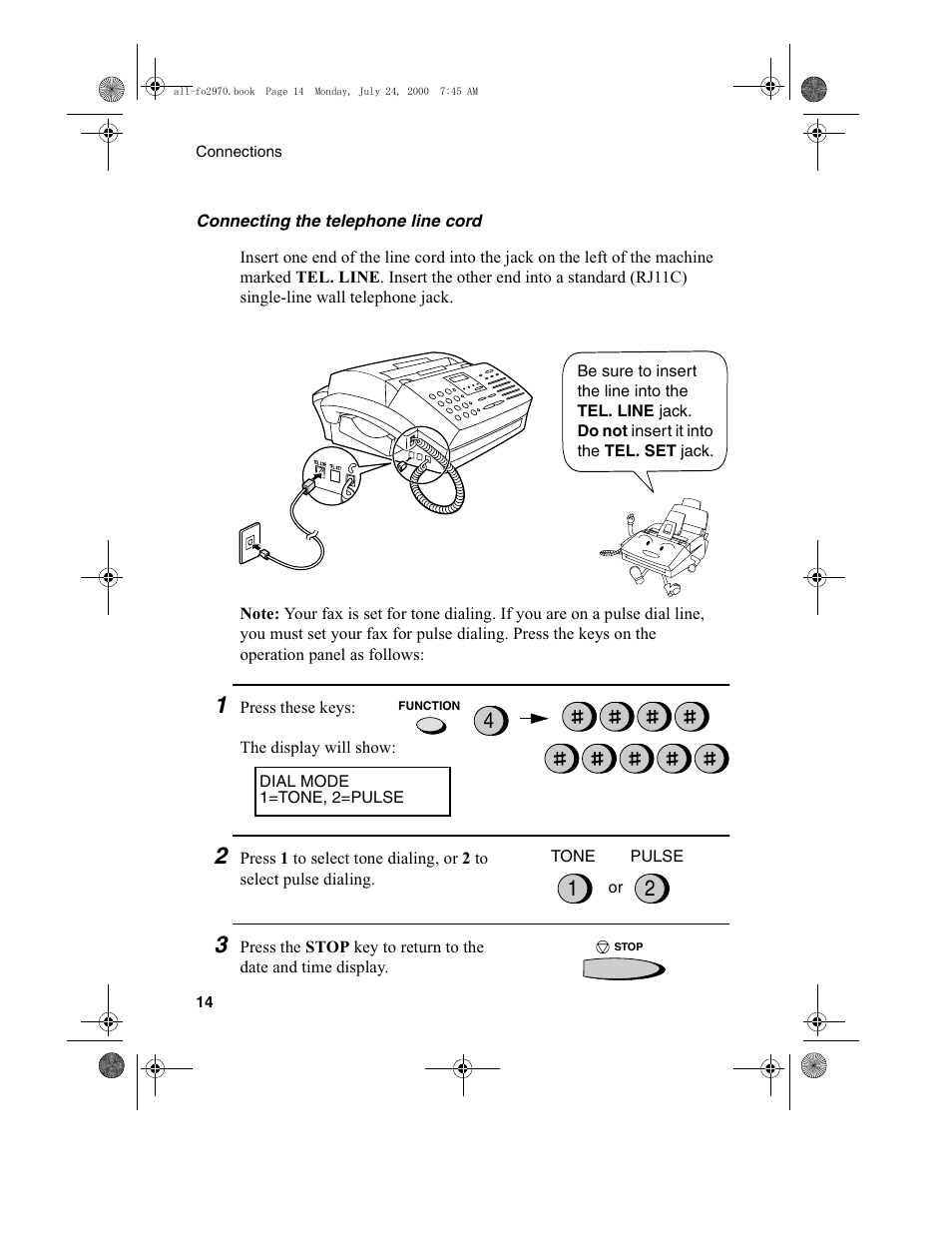 Sharp FO-2970M User Manual | Page 16 / 152