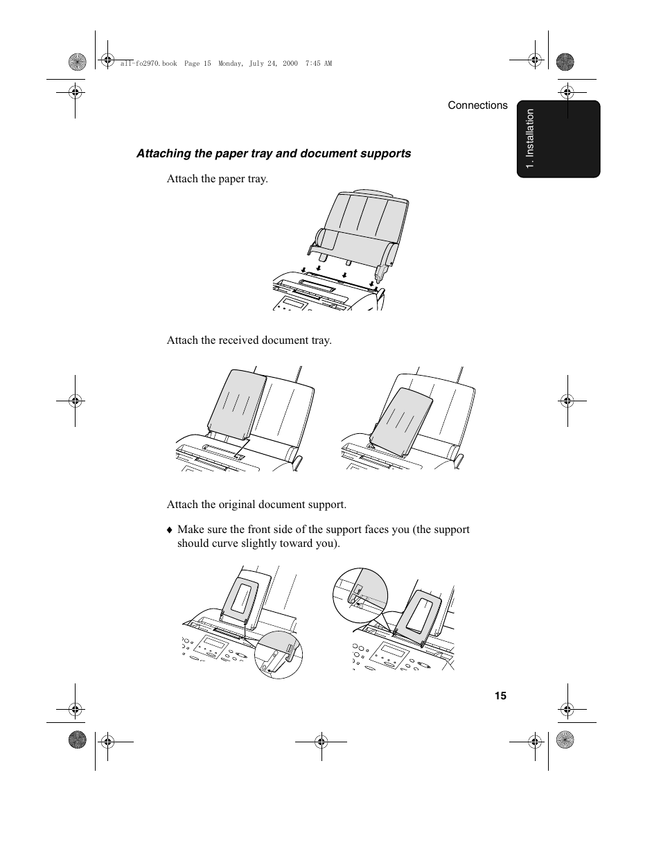 Sharp FO-2970M User Manual | Page 17 / 152