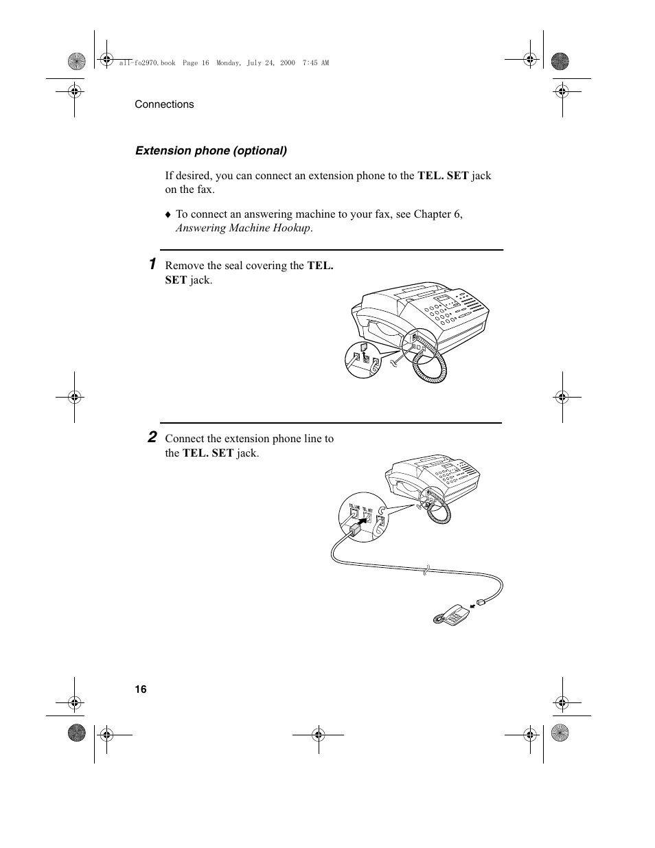 Sharp FO-2970M User Manual | Page 18 / 152