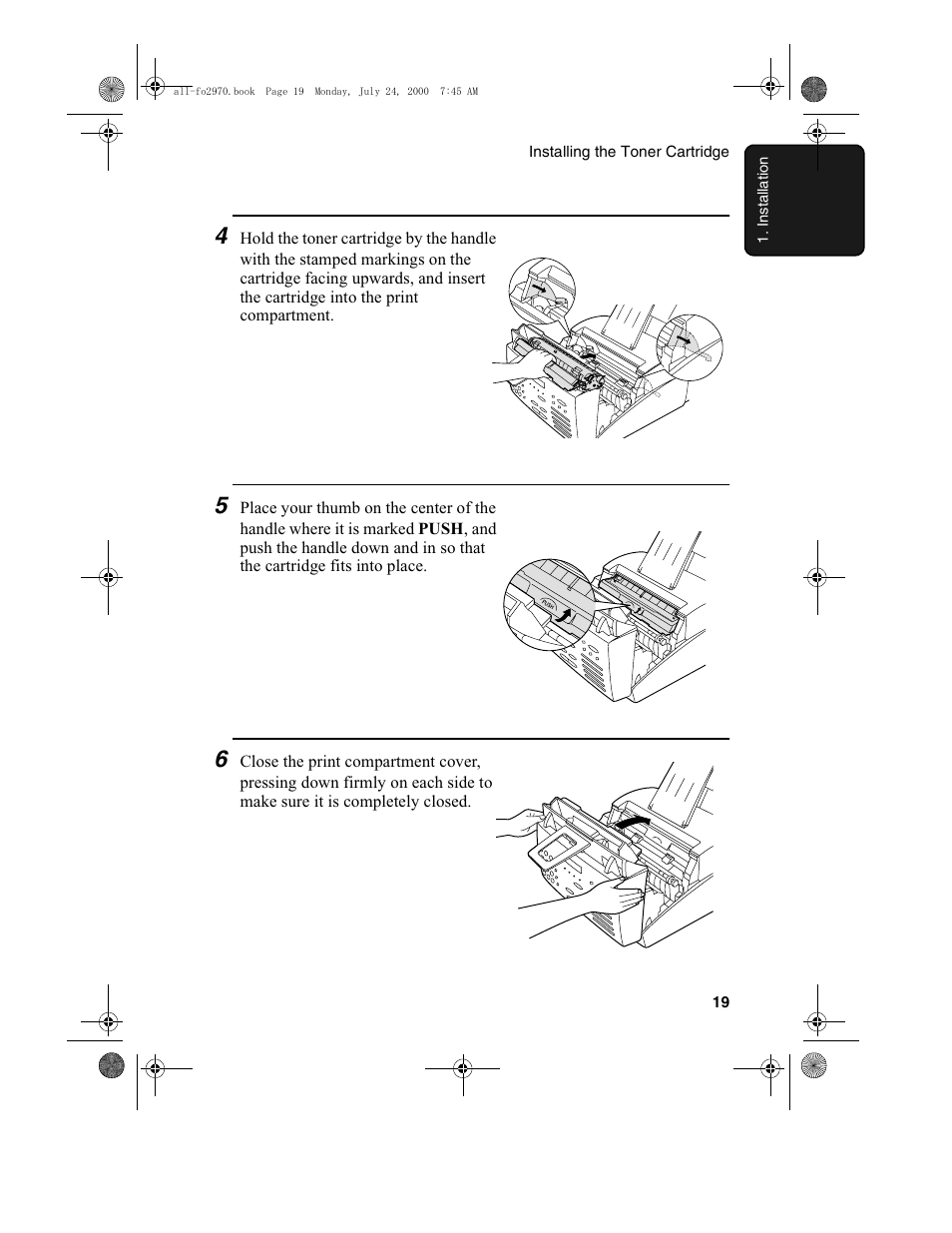 Sharp FO-2970M User Manual | Page 21 / 152