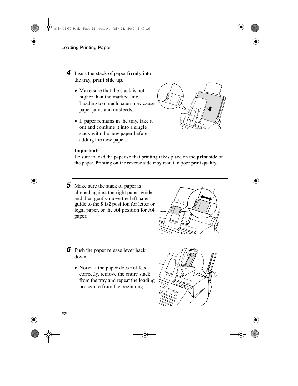 Sharp FO-2970M User Manual | Page 24 / 152