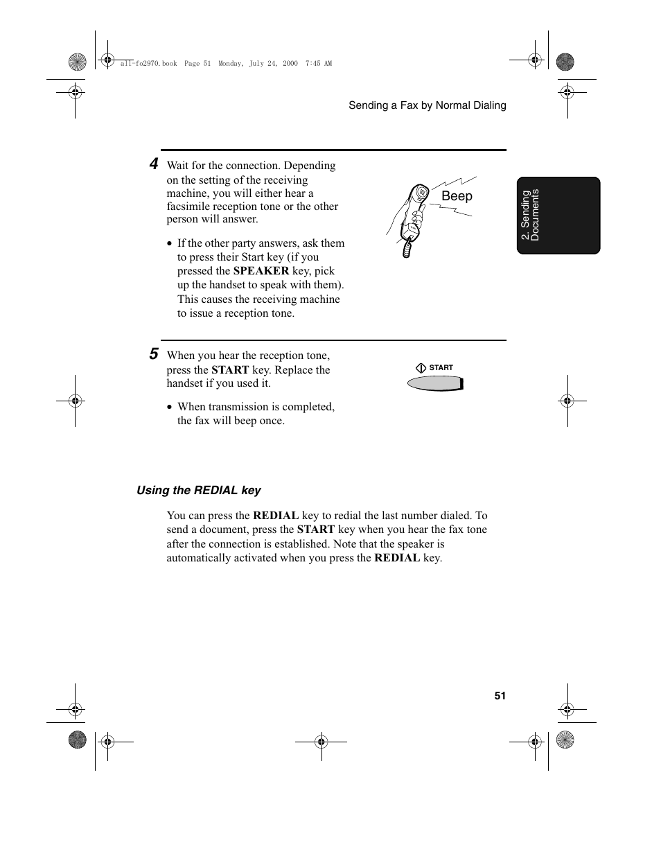 Sharp FO-2970M User Manual | Page 53 / 152