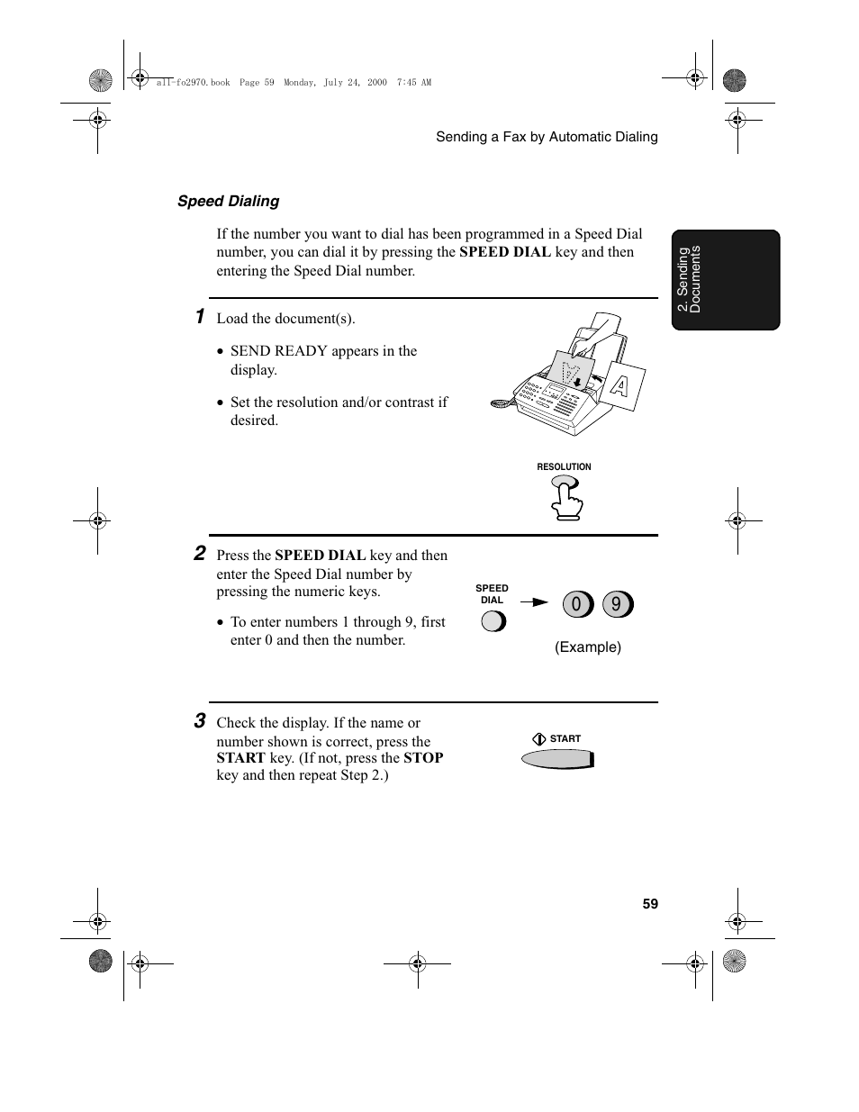 Sharp FO-2970M User Manual | Page 61 / 152