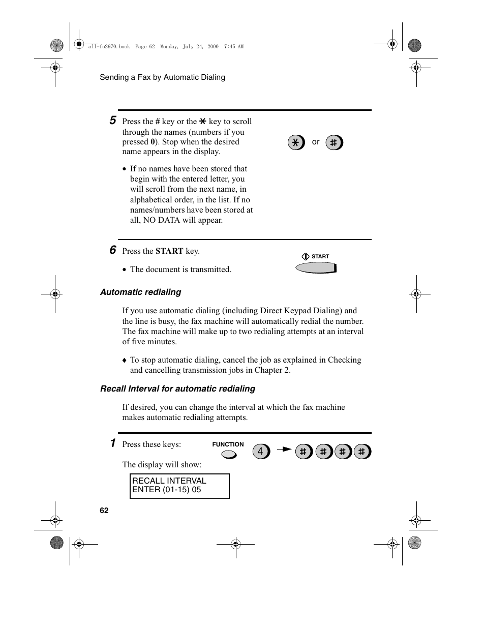 Sharp FO-2970M User Manual | Page 64 / 152