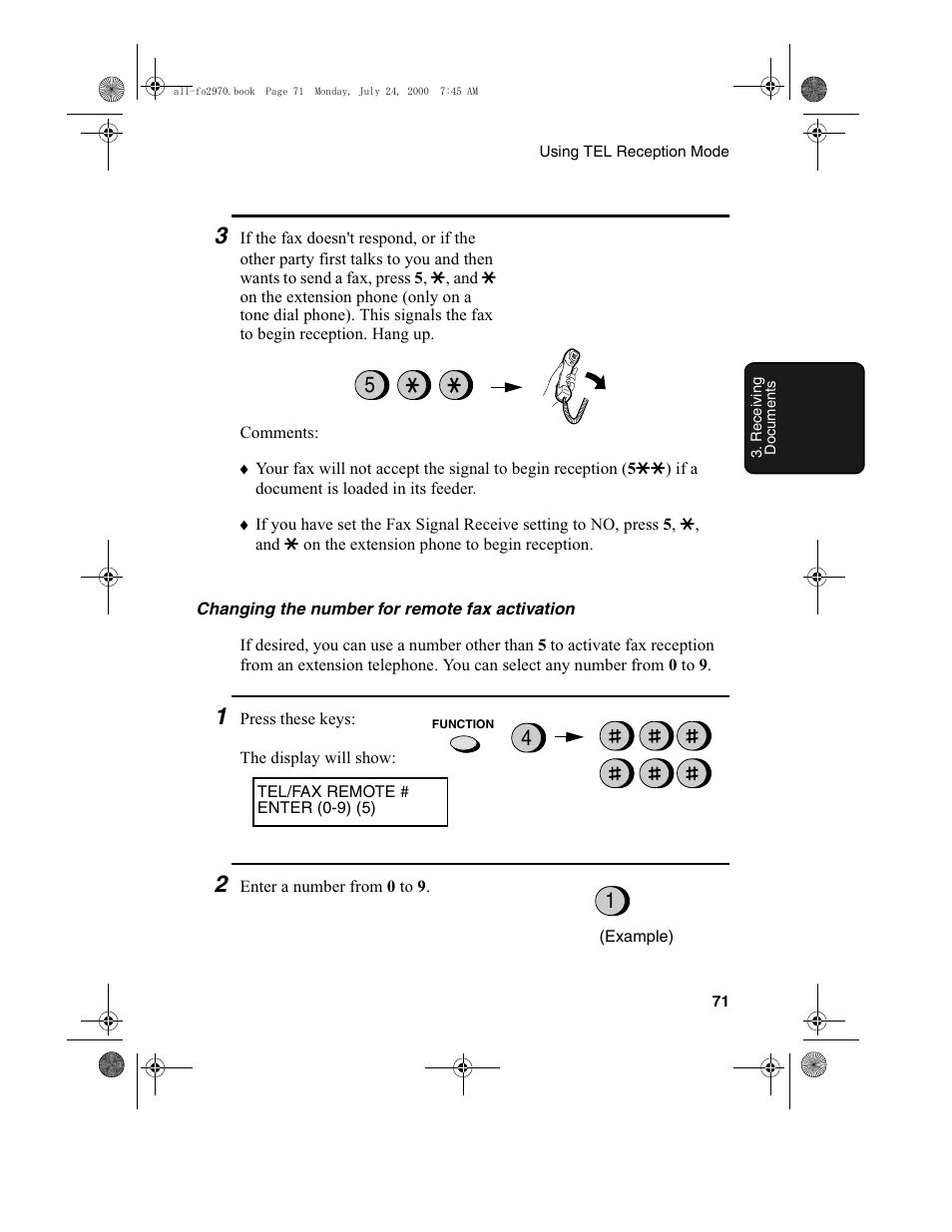 Sharp FO-2970M User Manual | Page 73 / 152