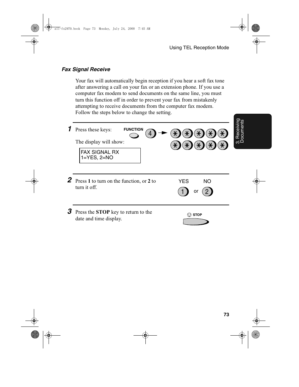 Sharp FO-2970M User Manual | Page 75 / 152