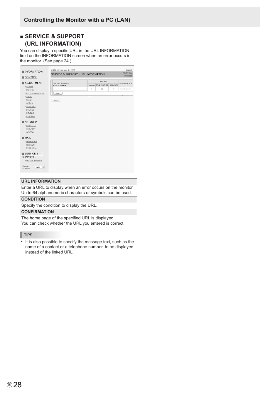 Sharp PN-S655 User Manual | Page 28 / 30