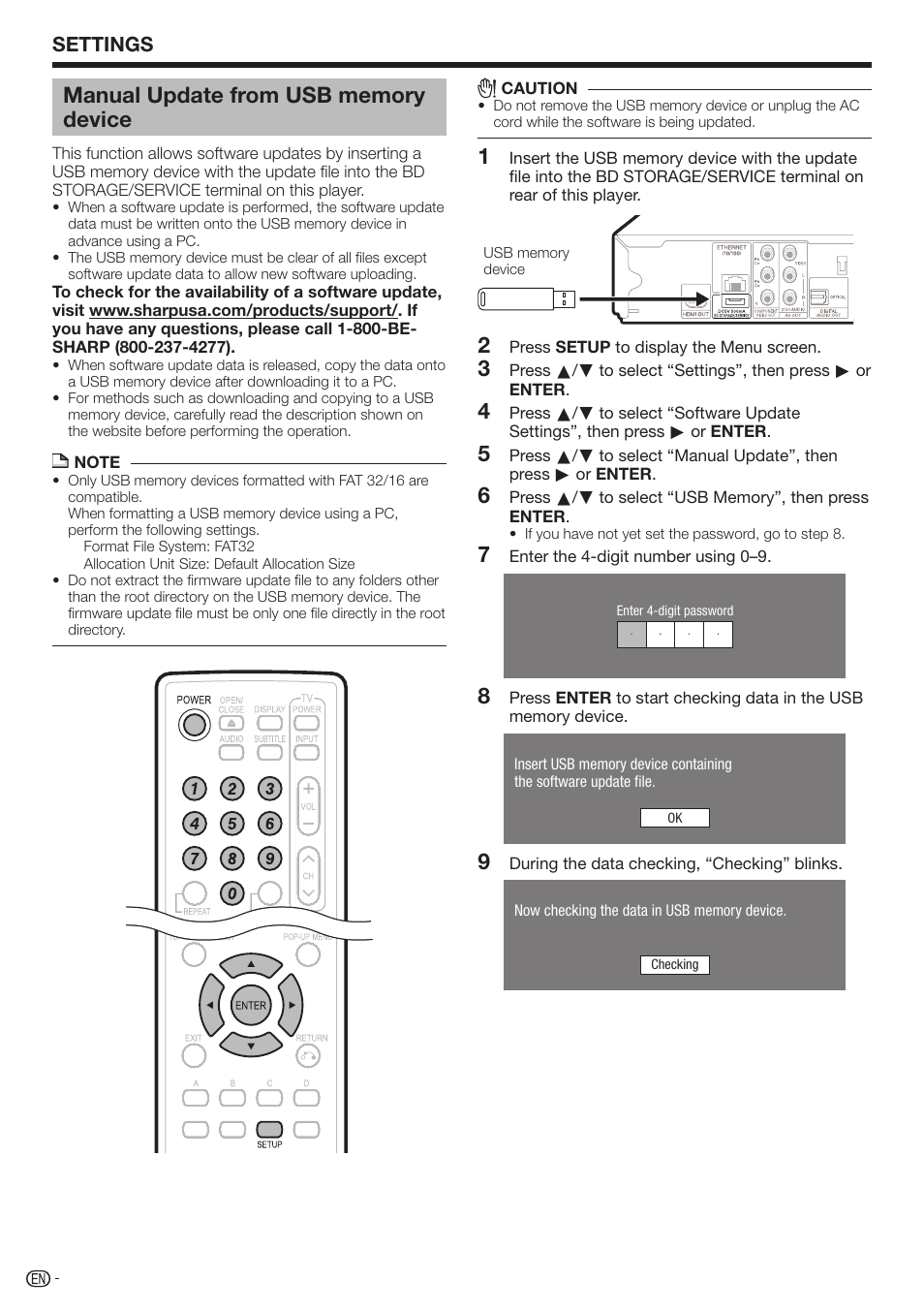 Settings | Sharp 10P01-CH-NG User Manual | Page 52 / 65